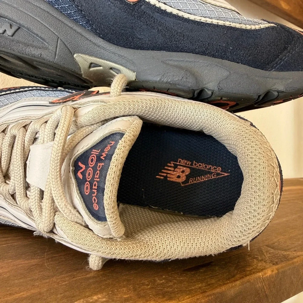 New Balance 1000 Nautical Coral Sneakers Kids Size 2 PC1000FL